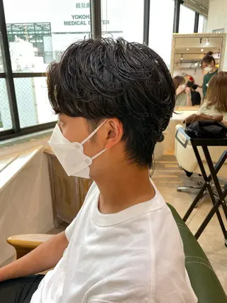 パーマ メンズ あしかが ゆいとのヘアスタイル