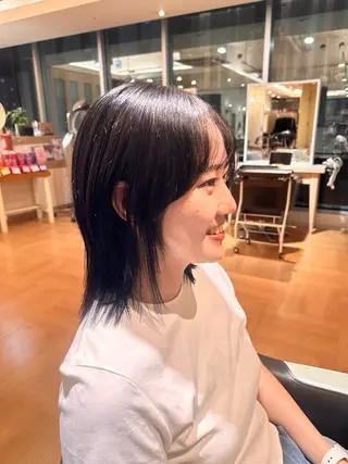 ミディアム コタロウ🐯 大通り　美容室のヘアスタイル