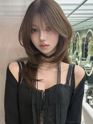 セミロング 千葉 瞬のヘアスタイル