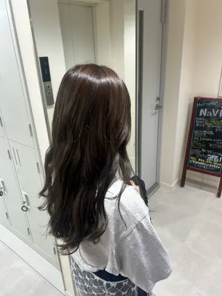 ロング ルナ/レイヤー /暖色/メンズカットのヘアスタイル