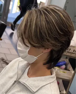 ショート カラー メンズ 北九州美容室 🇰🇷mahiroのヘアスタイル