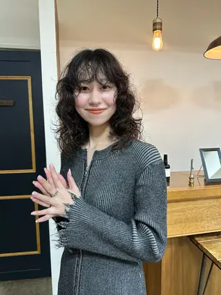 ミディアム NAGISA 🎀カットモデル🎀のヘアスタイル
