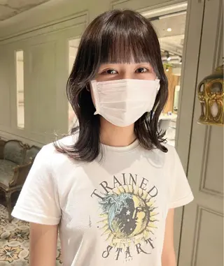 ミディアム 梅原 大和のヘアスタイル