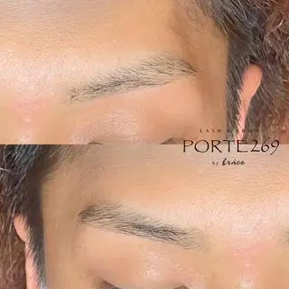 メンズ アイブロウ Lash&brow PORTE269布施店所属・brace 竹田愛海のエステ・リラクイメージ