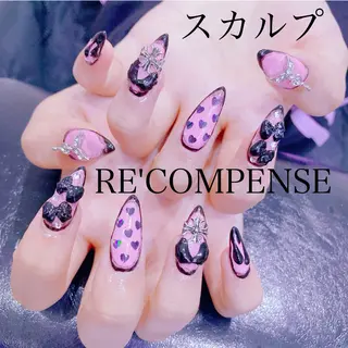 ネイル RE'COMPENSE所属・れこん ぱんすのネイルデザイン