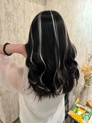 セミロング 箕畑 麗菜のヘアスタイル
