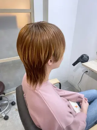 ミディアム メンズ EMANON新宿南口所属・🦄中性ウルフ ☁️Shiori🦄のヘアスタイル