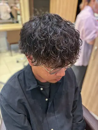 パーマ メンズ 波巻き･カルマ パーマ特化/aoiのヘアスタイル