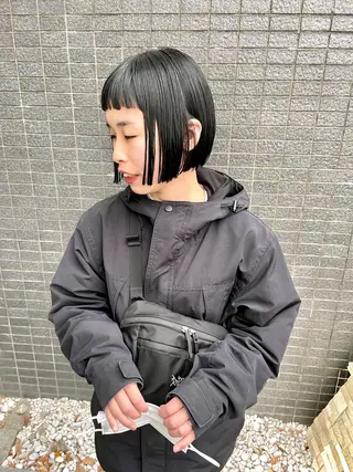 ミディアム カラー パーマ ヘアアレンジ メンズ tatsumi/ボブ ウルフ/レイヤーのヘアスタイル