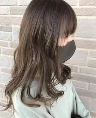 セミロング カラー little×link 福岡所属・littlelink キタジマのヘアスタイル