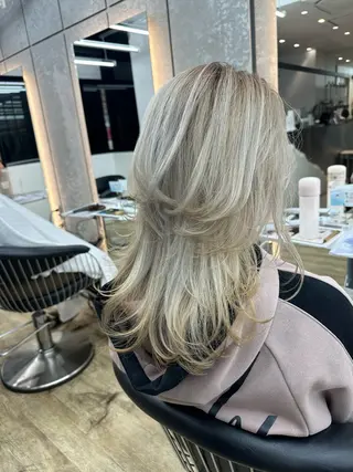 セミロング 縮毛矯正/髪質改善 ショートボブ/ともきのヘアスタイル