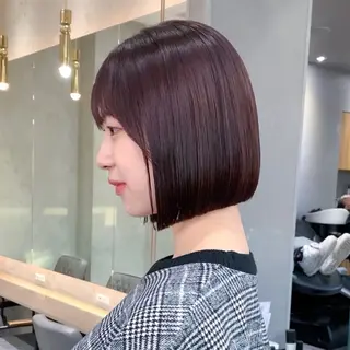 ショート カラー 伊 杏のヘアスタイル