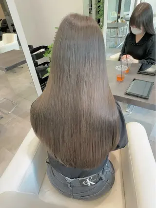 ロング 🌼渋谷韓国ヘア 桑尾幸奈🌼のヘアスタイル