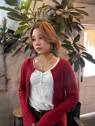 ショート カラー 大林 エリコのヘアスタイル