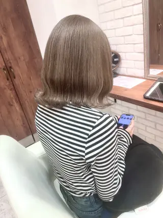 ミディアム カラー ヘアアレンジ ブリーチなし/ レイヤー🌿runaのヘアスタイル