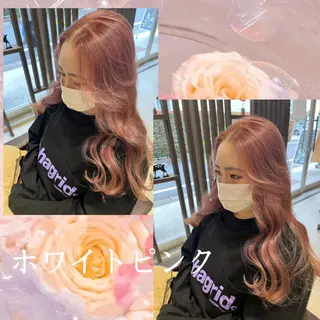 ロング カラー ヘアアレンジ eN°byyoureshair所属・🎀若者人気No.1 湯川響🎀のヘアスタイル