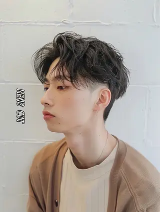 メンズ 艶髪カラー💙ྀི/ アイ兼任👀/ミナルのヘアスタイル