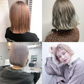 ミディアム カラー ヘアアレンジ CheRiR【シェリール】所属・cherir髪質改善 パーソナルカラー診断のヘアスタイル