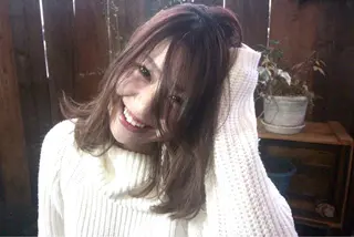 ミディアム カラー パーマ COCOROHOOKI所属・松田 由貴のヘアスタイル