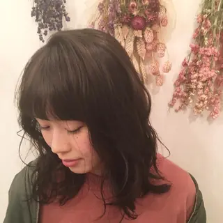 ミディアム 丸みボブ ショート manamiのヘアスタイル