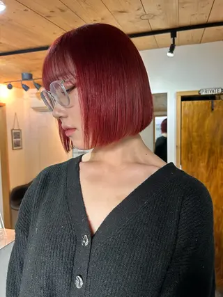 ショート カラー 🧸艶々韓国ヘア 🧁mizunaのヘアスタイル