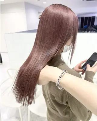 ロング カラー 🌈カラーとエクステ 🌈のヘアスタイル