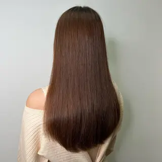 ロング 染矢 優希のヘアスタイル