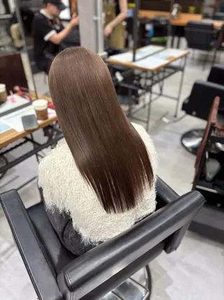 ロング SAKI🫧透明感 カラー&エクステのヘアスタイル
