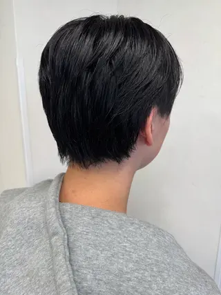 ショート メンズ パーマ/ハイトーン /吉田眞のヘアスタイル