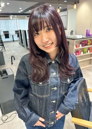 カラー うる艶カラー/ハイト ーン🎀hina🎀のヘアスタイル