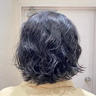 ミディアム イシカワ ユウタのヘアスタイル