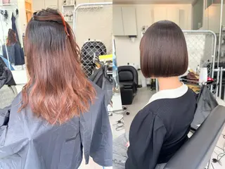 ショート 美髪/デザイン /　湯本　哲也のヘアスタイル