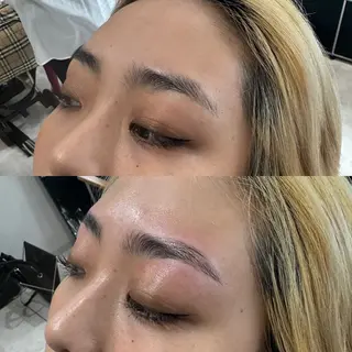 アイブロウ Hémireve Shirokane所属・トロイアルケ🩵 美眉EMIの眉毛・アイブロウイメージ