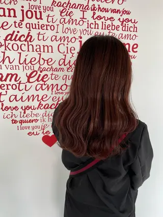 ロング カラー CREAPY所属・CREAPY　日向野 利菜のヘアスタイル