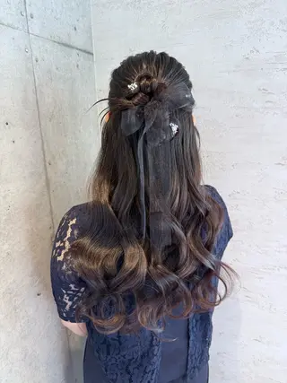 ヘアアレンジ 女性に人気♪ はやしほのかのヘアスタイル