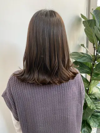 セミロング カラー 🌼ハイライト透明感 🌼maiのヘアスタイル