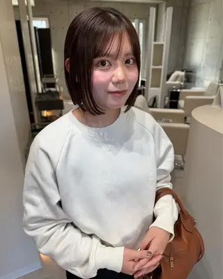 ショート ボブ/パーマ 代表　岡　大斗のヘアスタイル