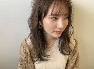 セミロング カラー camillahair所属・ITO YUKIのヘアスタイル