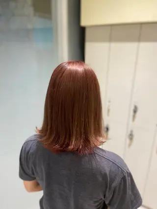 ミディアム カラー 川村 麗奈のヘアスタイル