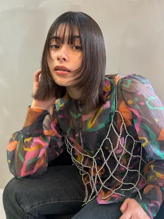 ショート カラー ショート/ボブ専門 宮脇美奈/南船場のヘアスタイル