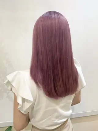 ロング カラー 髪質改善カラー🤍 エクステ✨君島由実子のヘアスタイル