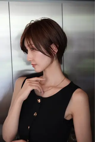 ショート カラー soigne 表参道【ソワネ】所属・八幡 空乃のヘアスタイル
