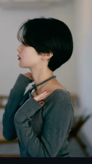 ショート ショート/パーマ/艶 カラー🎀　emiのヘアスタイル