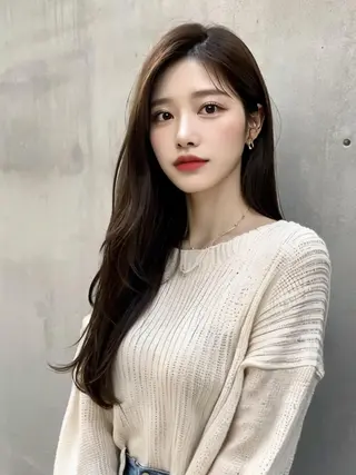 ロング 髪質改善🇰🇷 レイヤーカット/梅田のヘアスタイル