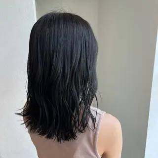ミディアム カラー ヘアアレンジ letterby novel はるみのヘアスタイル