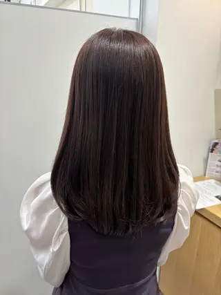 ロング カラー ヘアアレンジ 谷 あやこのヘアスタイル