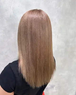 セミロング カラー アンククロス kyokaのヘアスタイル