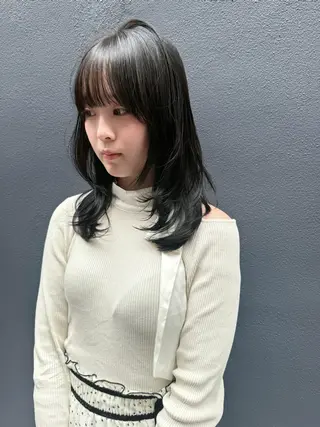 ロング カラー 誰よりも丁寧なカット 🍀小林輝のヘアスタイル