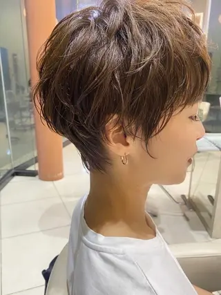 ショート 田島 夏奈のヘアスタイル