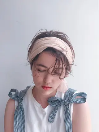 ヘアアレンジ 似合わせ艶髪カラー ❤️ハダユミのヘアスタイル